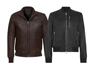 Custom Leather Bomber Jacket