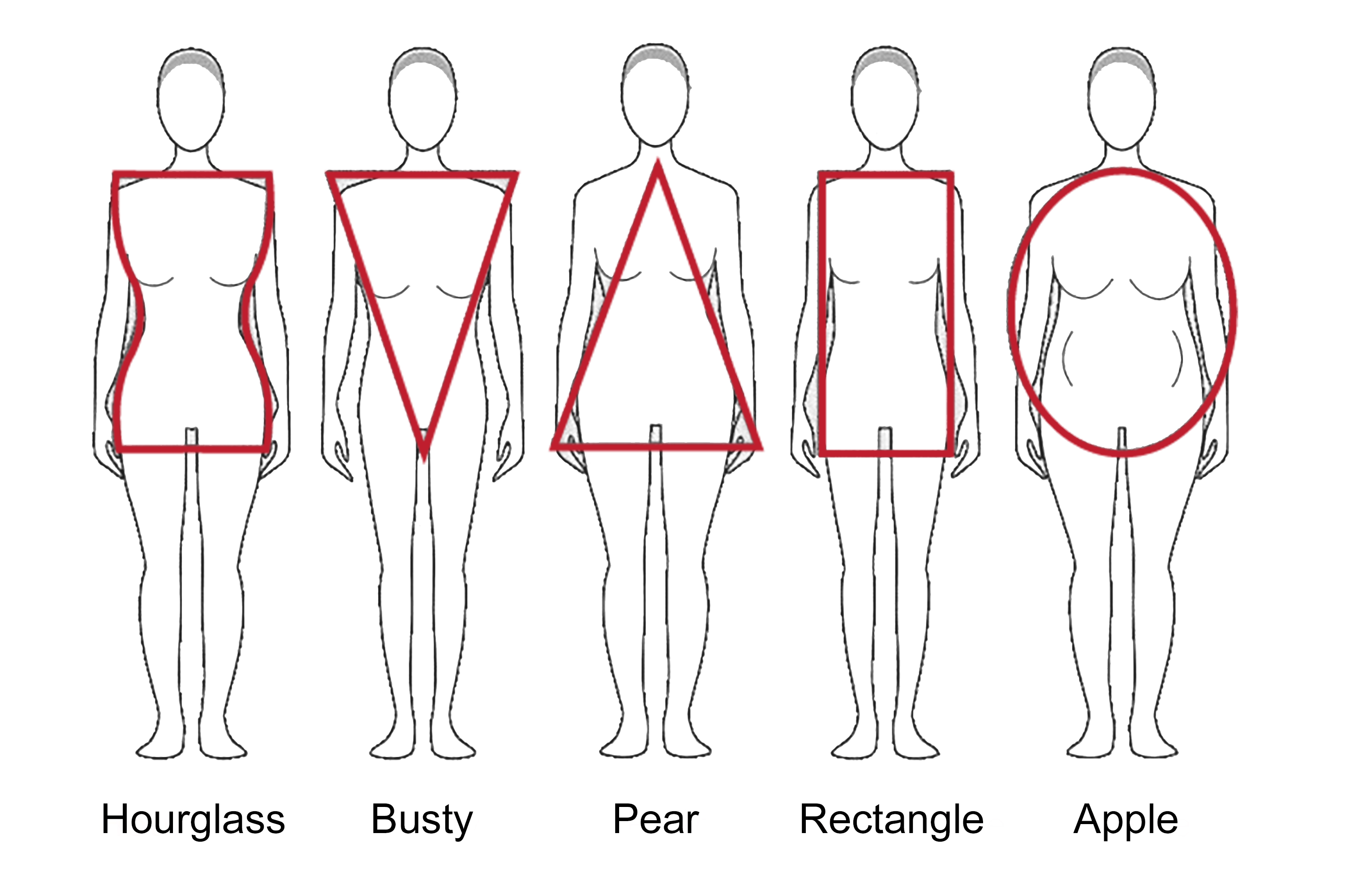 women body shapes